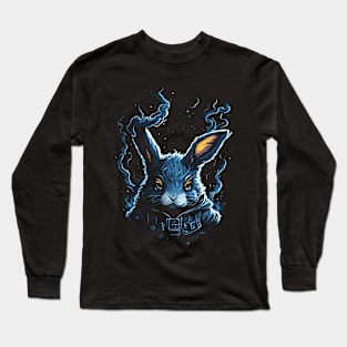 Cute Wise Rabbit Ninja Long Sleeve T-Shirt